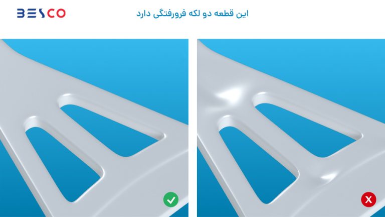 نقص‌ های رایج تزریق پلاستیک 3