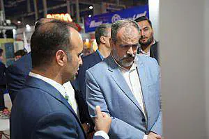 حضور معاون رئیس کل دادگستری خراسان رضوی در غرفه بسکو