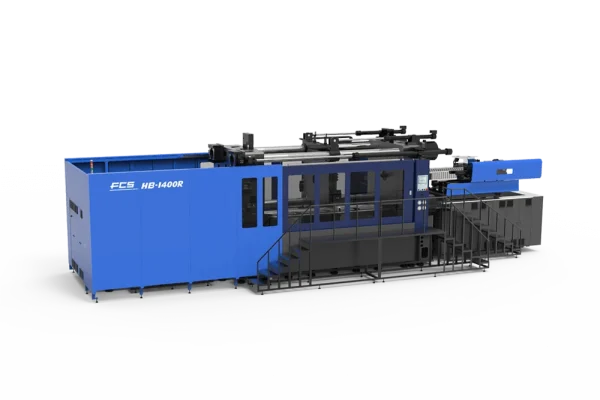 دستگاه تزریق پلاستیک دو رنگ FCS HB-R با میز افقی گردان