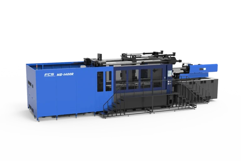 دستگاه تزریق پلاستیک دو رنگ FCS HB-R با میز افقی گردان