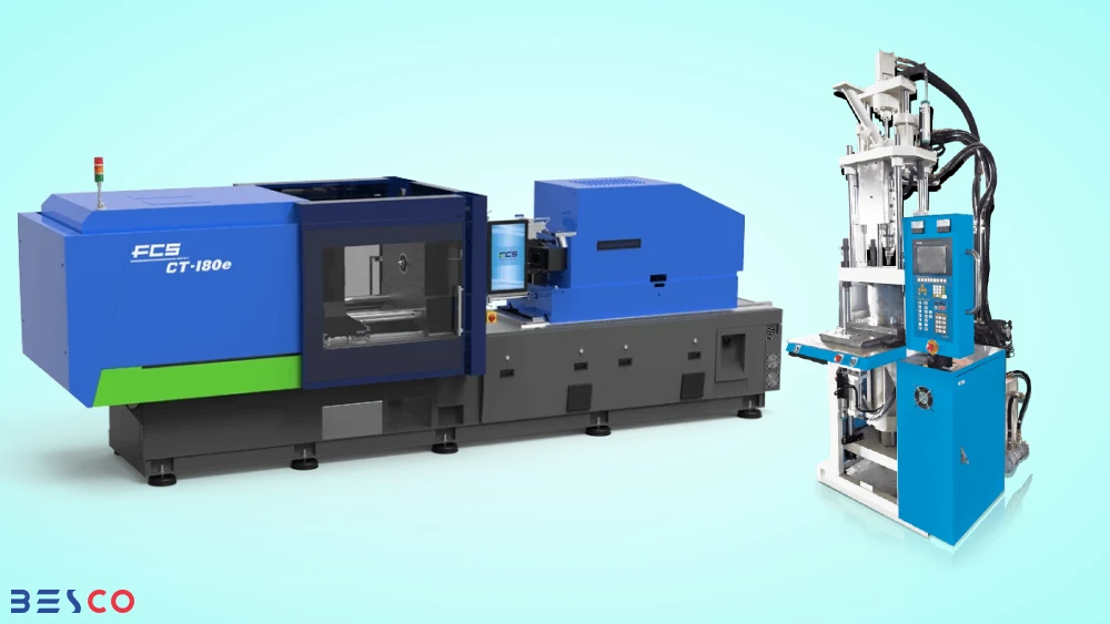 انواع دستگاه تزریق پلاستیک دستگاه افقی یا عمودی